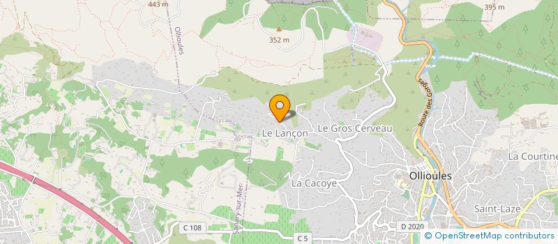 localisation de l'entreprise VP BIO  OLLIOULES