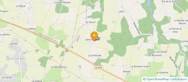 localisation de l'entreprise VP CARRELAGE  SAINT-JACUT-LES-PINS