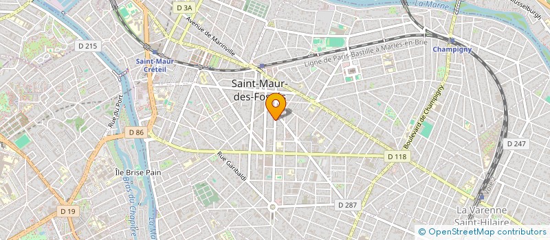 localisation de l'entreprise VP CLIM à SAINT-MAUR-DES-FOSSES