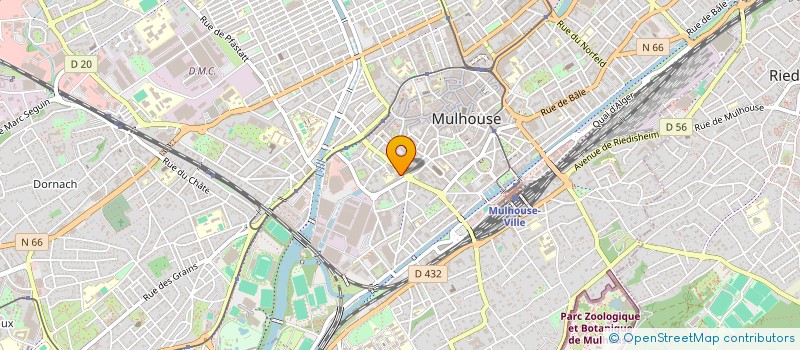 localisation de l'entreprise VP COMMERCE à MULHOUSE