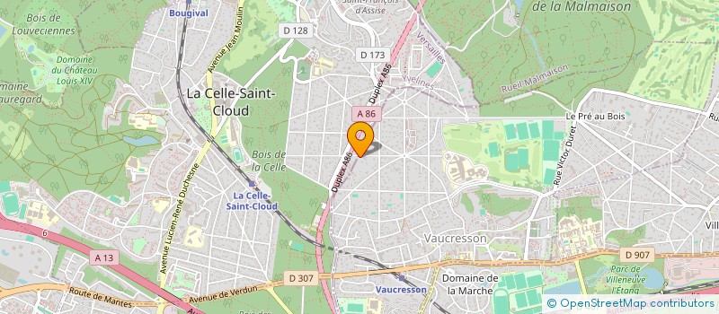 localisation de l'entreprise VP CONSEIL  VAUCRESSON