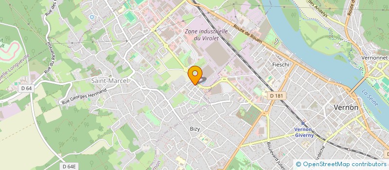 localisation de l'entreprise VP CONSTRUCTIONS à SAINT-MARCEL