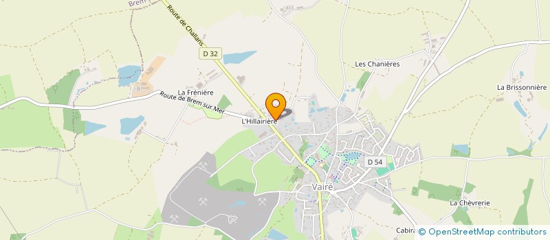 localisation de l'entreprise VP COTE DE LUMIERE à VAIRE