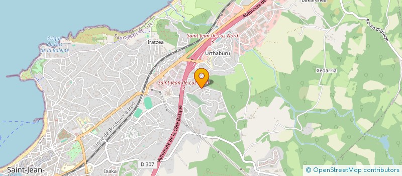 localisation de l'entreprise VP COURTAGE à SAINT-JEAN-DE-LUZ