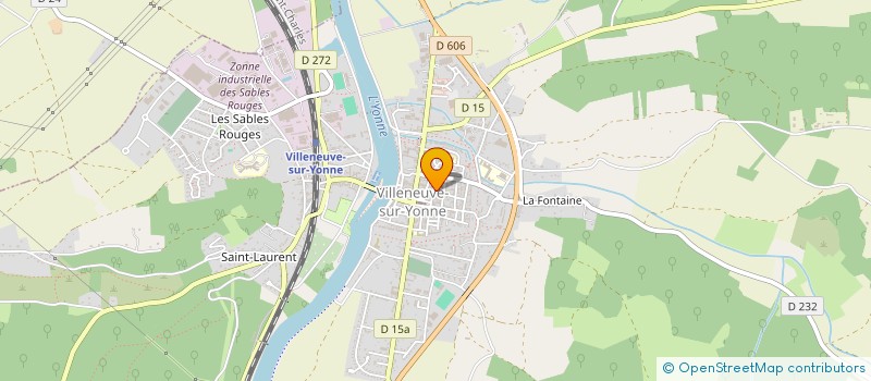 localisation de l'entreprise VP CREATION  VILLENEUVE-SUR-YONNE