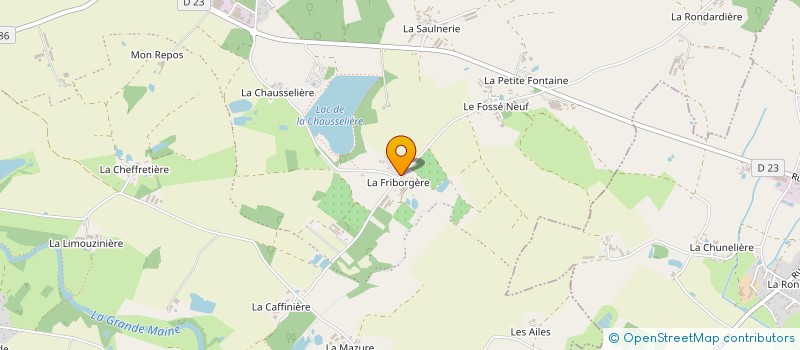 localisation de l'entreprise VP ENVIRONNEMENT à MONTAIGU-VENDEE