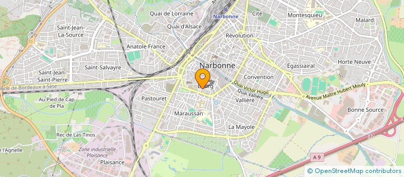 localisation de l'entreprise VP EVENTS  NARBONNE