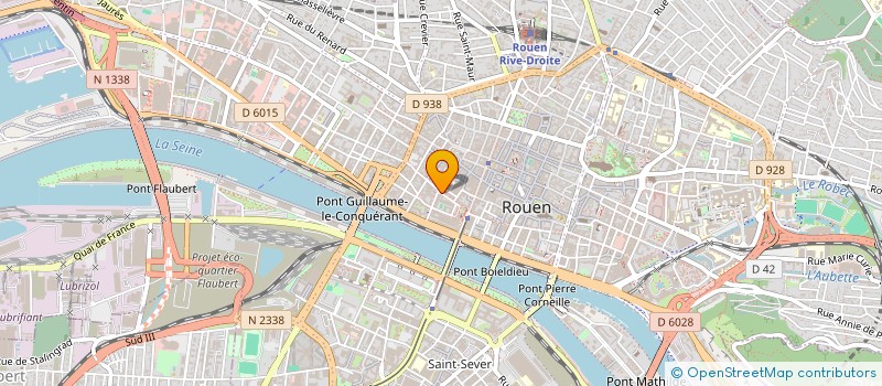 localisation de l'entreprise VP HAUTE COIFFURE  ROUEN