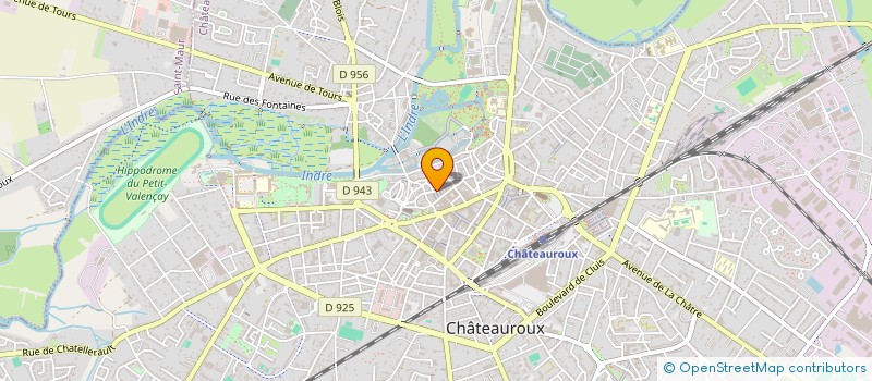 localisation de l'entreprise VP HOLDING à CHATEAUROUX