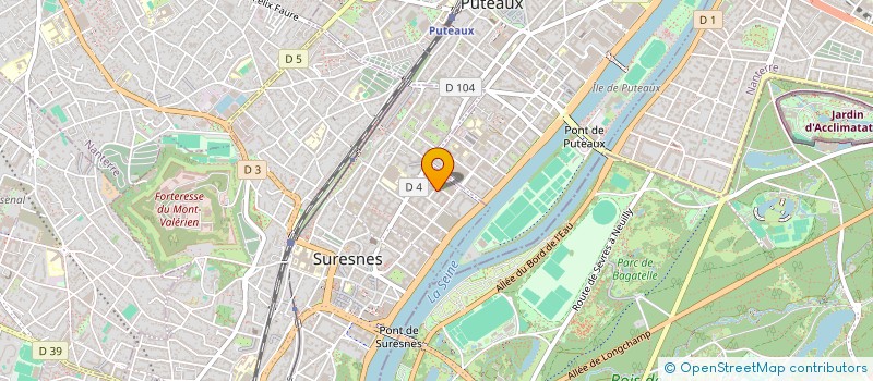 localisation de l'entreprise VP HOLDING à SURESNES