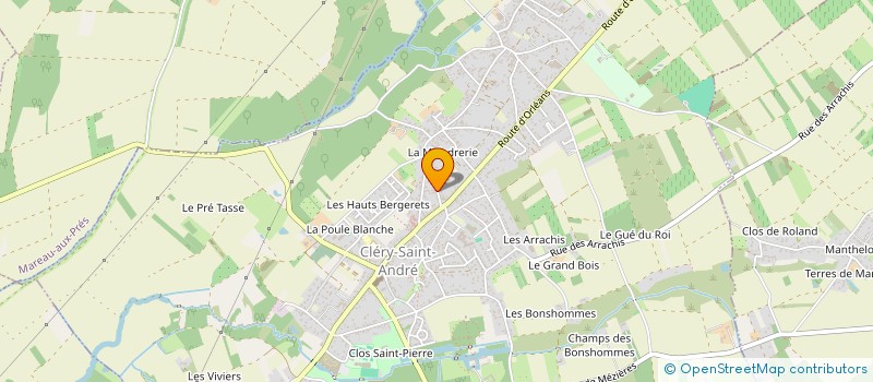 localisation de l'entreprise VP HOLDING à CLERY-SAINT-ANDRE