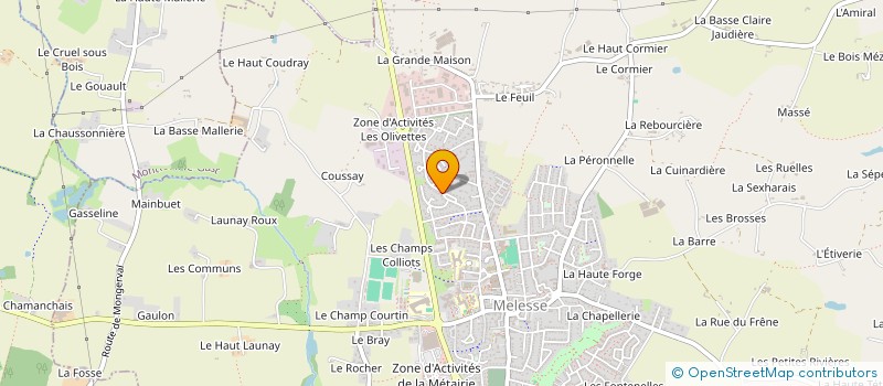 localisation de l'entreprise VP IMMO  MELESSE