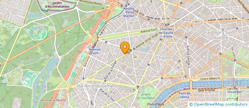 localisation de l'entreprise VP INTERNATIONAL  PARIS