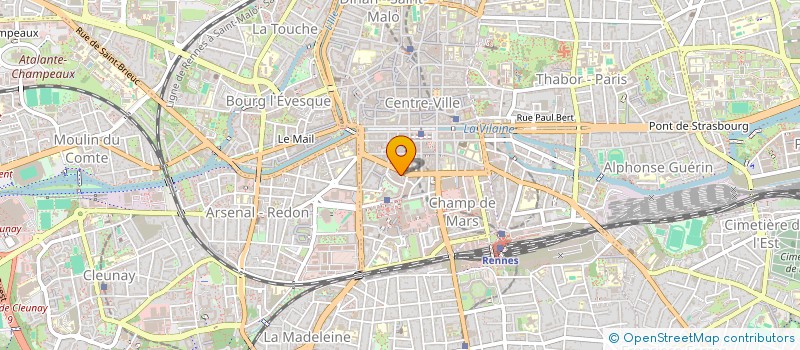 localisation de l'entreprise VP INVEST 1  RENNES