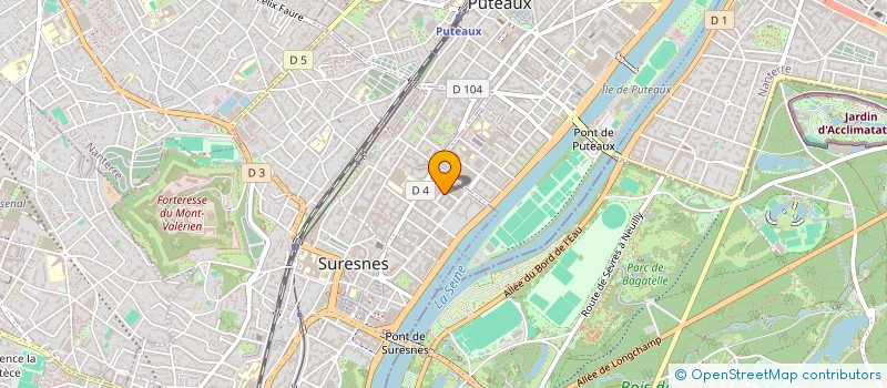 localisation de l'entreprise VP INVEST à SURESNES