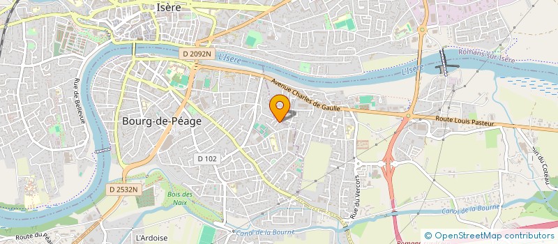 localisation de l'entreprise VP INVESTISSEMENTS  BOURG-DE-PEAGE