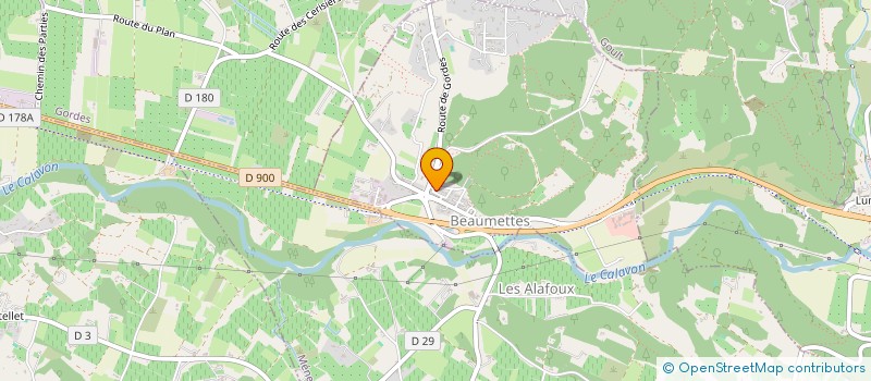 localisation de l'entreprise VP KINEOS  BEAUMETTES