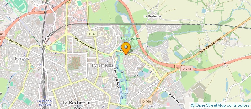 localisation de l'entreprise VP LA TONNELLE à LA ROCHE-SUR-YON