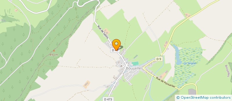 localisation de l'entreprise VP LIVRAISONS  BOUJAILLES