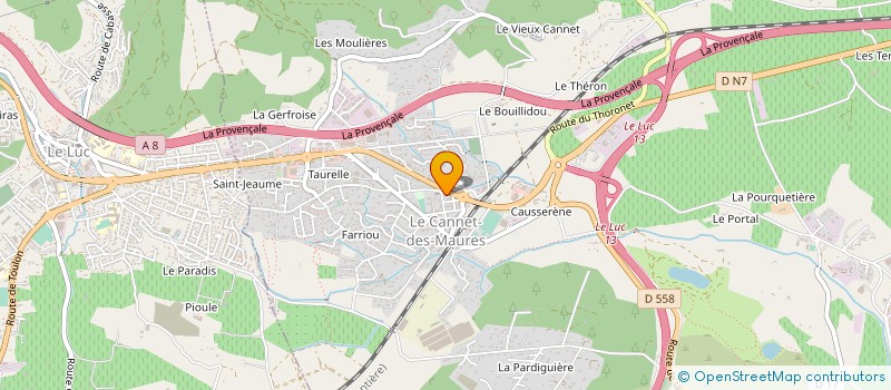 localisation de l'entreprise VP MENUISERIES  FLASSANS-SUR-ISSOLE