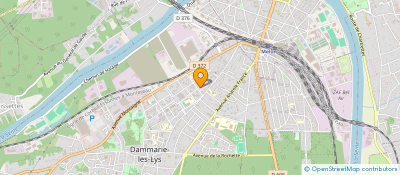 localisation de l'entreprise VP NETTOYAGE à DAMMARIE-LES-LYS