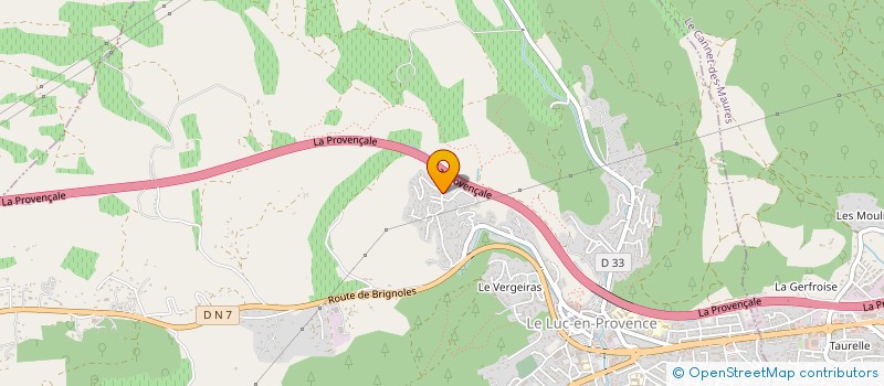 localisation de l'entreprise VP PARADISE  LE LUC