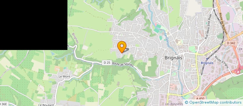 localisation de l'entreprise VP PARTICIPATIONS  BRIGNAIS