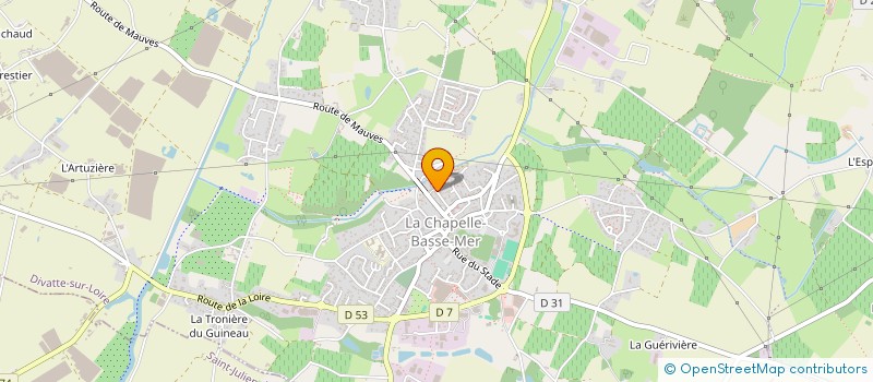 localisation de l'entreprise VP PLOMBERIE CHAUFFAGE  DIVATTE-SUR-LOIRE