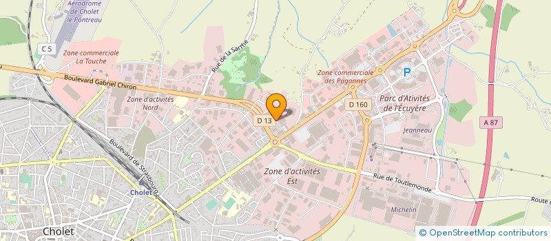 localisation de l'entreprise VP SANS PERMIS à CHOLET