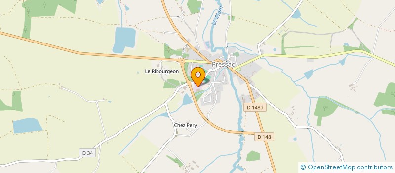 localisation de l'entreprise VP SOLAIRE  PRESSAC