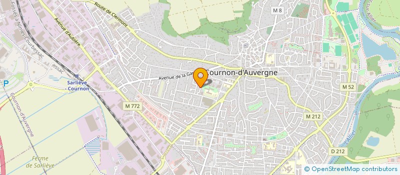 localisation de l'entreprise VP TRANSFER  COURNON-D'AUVERGNE