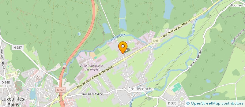 localisation de l'entreprise VP TRANSPORT  ABELCOURT