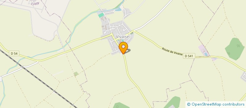localisation de l'entreprise VP TRAVAUX à VIVAISE