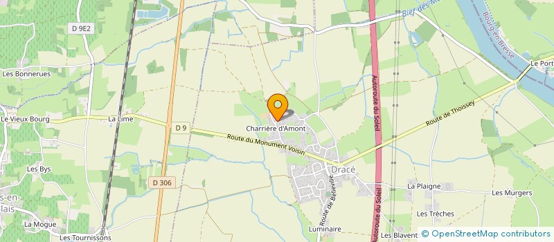 localisation de l'entreprise VP2L  DRACE