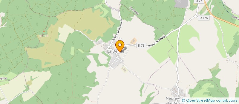 localisation de l'entreprise VP70 HOLDING  LA DEMIE