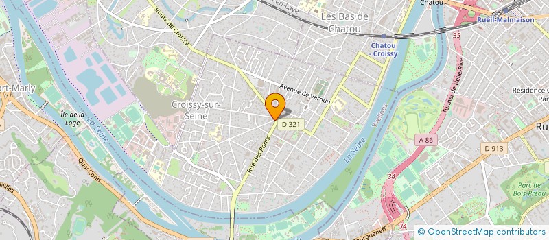localisation de l'entreprise VPA à CROISSY-SUR-SEINE