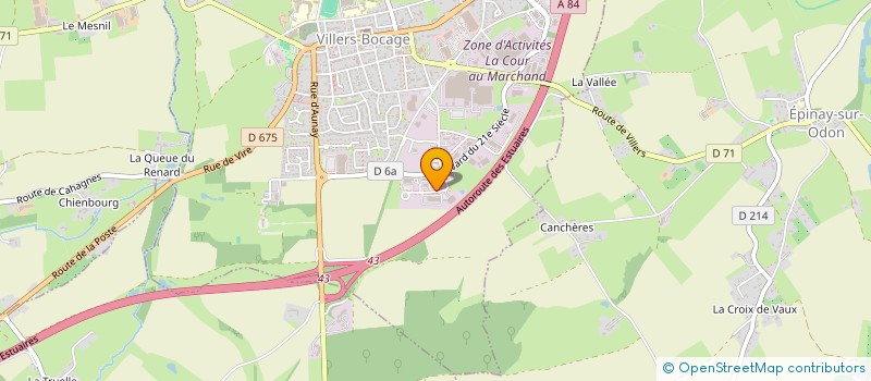 localisation de l'entreprise VPA  VILLERS-BOCAGE