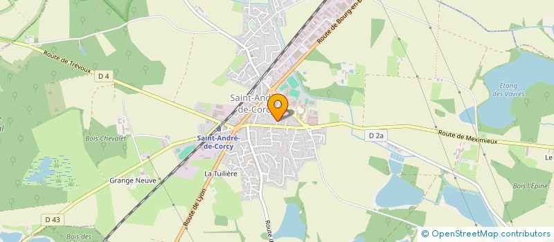 localisation de l'entreprise VPA RACING TEAM  SAINT-ANDRE-DE-CORCY