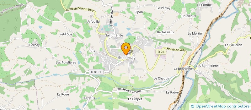 localisation de l'entreprise VPAIN  BESSENAY