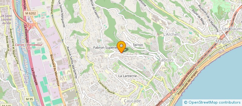 localisation de l'entreprise VPB HOLDING à NICE