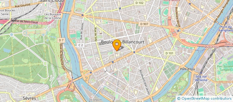 localisation de l'entreprise VPC 2000 à BOULOGNE-BILLANCOURT