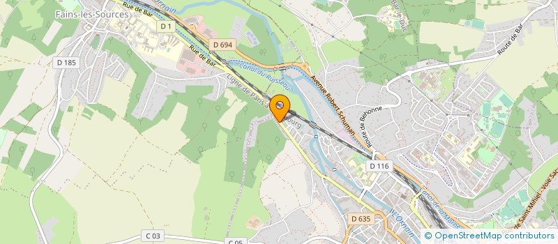 localisation de l'entreprise VPC + à BAR-LE-DUC