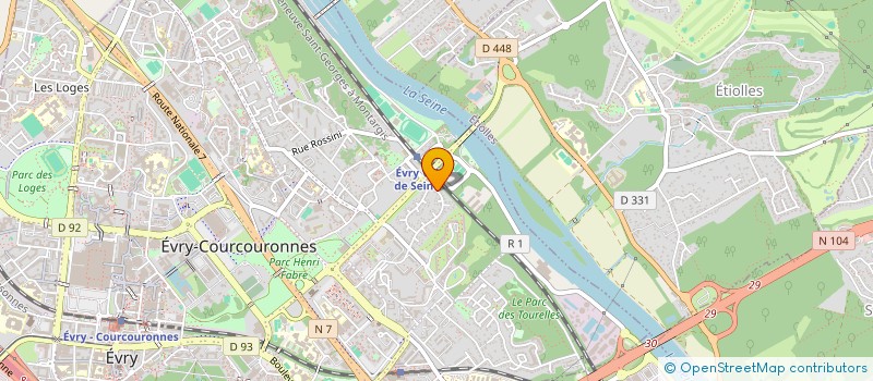 localisation de l'entreprise VPC à EVRY-COURCOURONNES