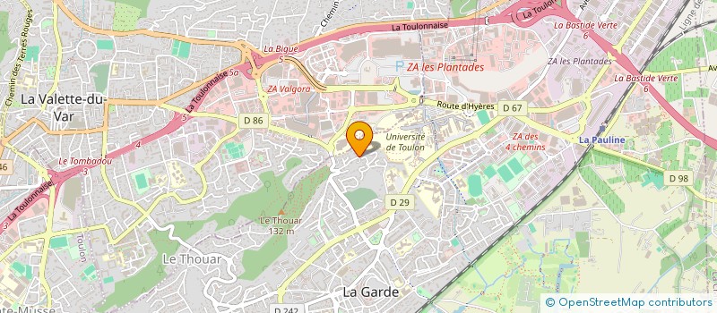 localisation de l'entreprise VPC à LA GARDE
