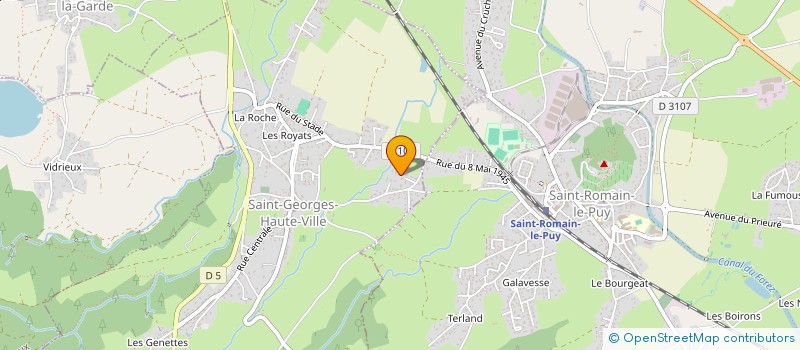 localisation de l'entreprise VPCG42  SAINT-GEORGES-HAUTE-VILLE