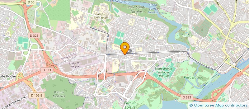 localisation de l'entreprise VPEC à ANGERS
