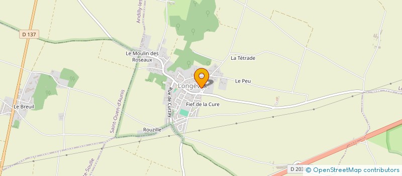 localisation de l'entreprise VPENERGIE à LONGEVES