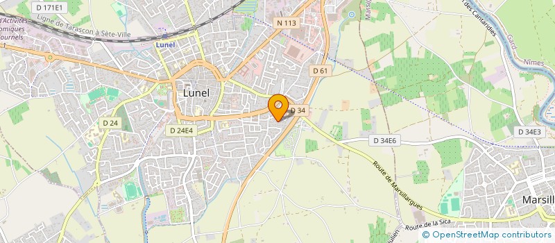 localisation de l'entreprise VPF à LUNEL
