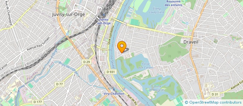 localisation de l'entreprise VPF à DRAVEIL