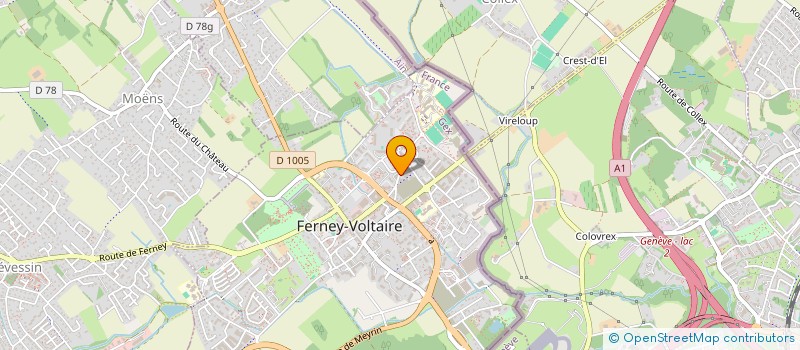 localisation de l'entreprise VPFS HOLDING à FERNEY-VOLTAIRE